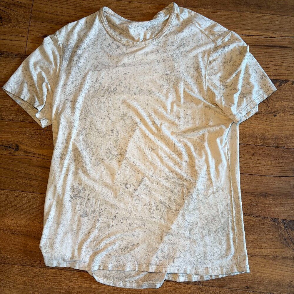 Lulu Men's Workout Shirt - Beige/Desert Flecked Texture XL